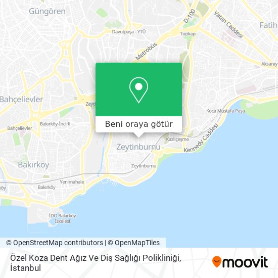 Özel Koza Dent Ağız Ve Diş Sağlığı Polikliniği harita