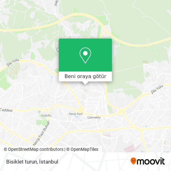 Bisiklet turun harita