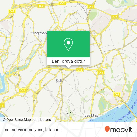 nef servis istasiyonu harita