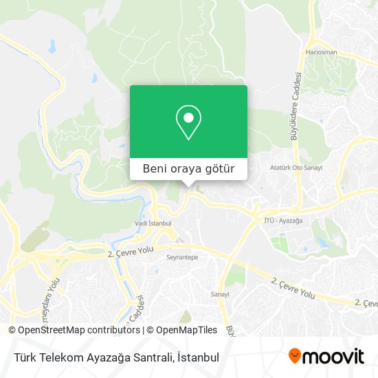 Türk Telekom Ayazağa Santrali harita