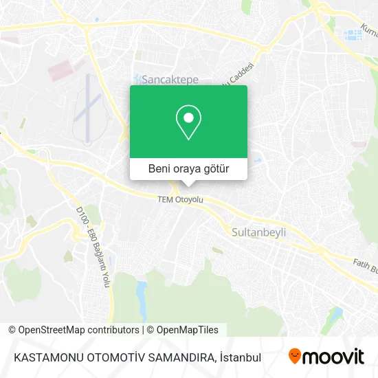 KASTAMONU OTOMOTİV SAMANDIRA harita