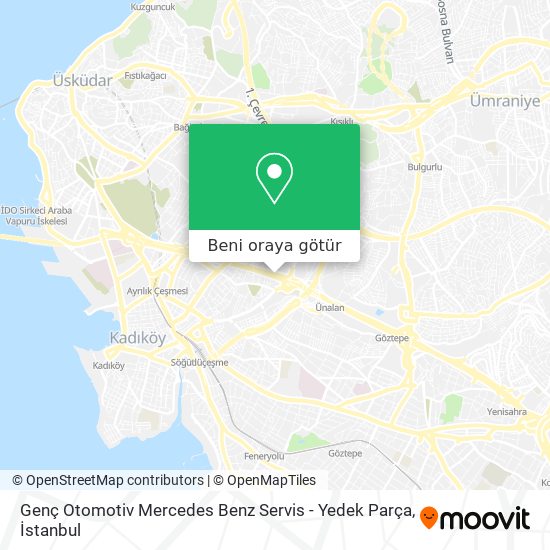 Genç Otomotiv Mercedes Benz Servis - Yedek Parça harita