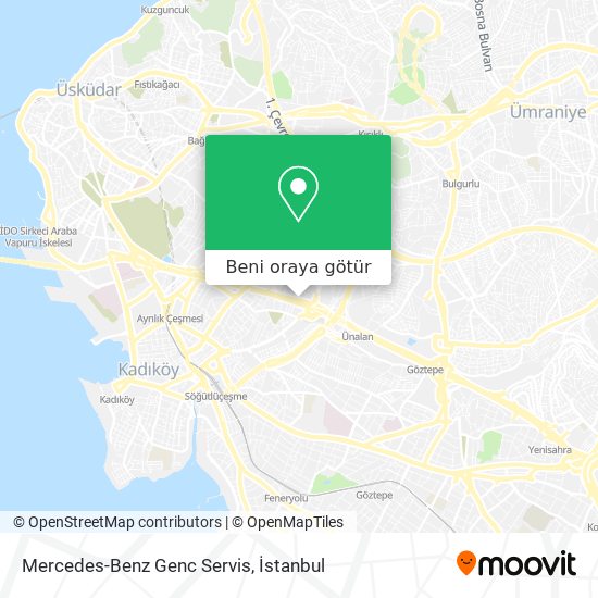 Mercedes-Benz Genc Servis harita