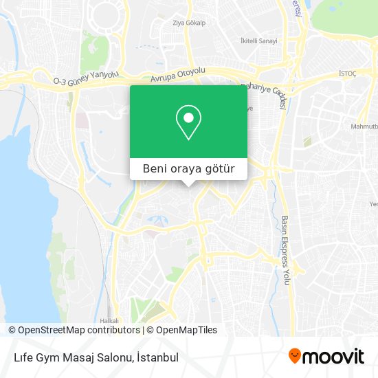 Lıfe Gym Masaj Salonu harita