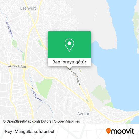 Keyf Mangalbaşı harita
