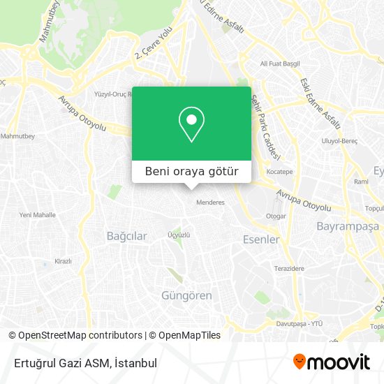 Ertuğrul Gazi ASM harita