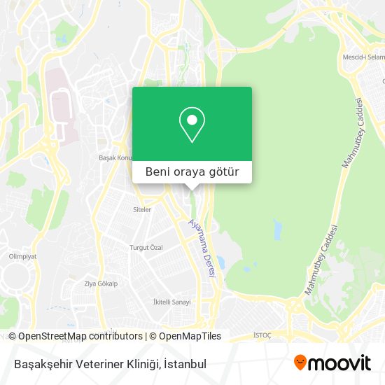 Başakşehir Veteriner Kliniği harita