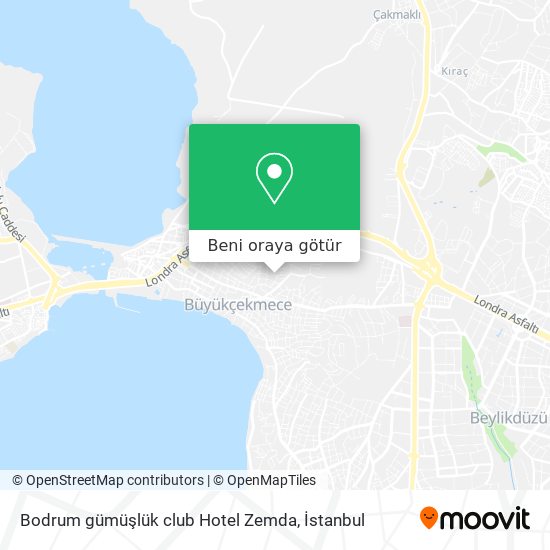 Bodrum gümüşlük club Hotel Zemda harita