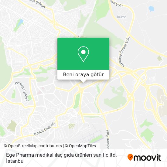 Ege Pharma medikal ilaç gıda ürünleri san.tic ltd harita