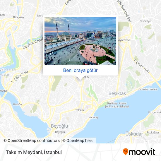 Taksim Meydani harita