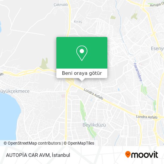 AUTOPİA CAR AVM harita