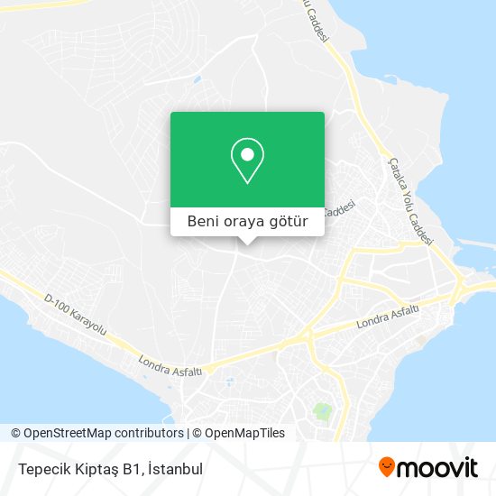 Tepecik Kiptaş B1 harita