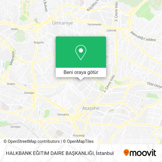 HALKBANK EĞITIM DAIRE BAŞKANLIĞI harita