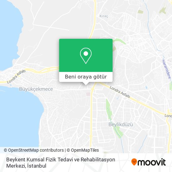 Beykent Kumsal Fizik Tedavi ve Rehabilitasyon Merkezi harita
