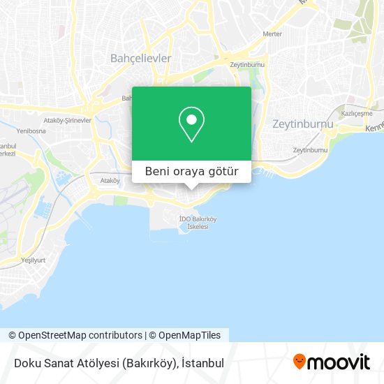 Doku Sanat Atölyesi (Bakırköy) harita