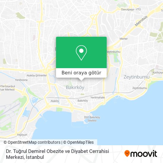 Dr. Tuğrul Demirel Obezite ve Diyabet Cerrahisi Merkezi harita