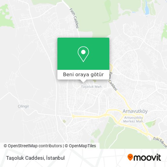 Taşoluk Caddesi harita