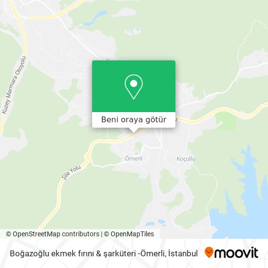 Boğazoğlu ekmek fırını & şarküteri -Ömerli harita