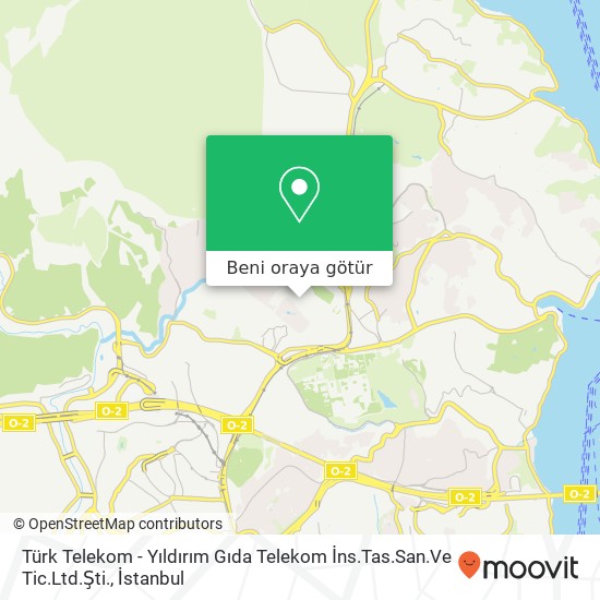 Türk Telekom - Yıldırım Gıda Telekom İns.Tas.San.Ve Tic.Ltd.Şti. harita