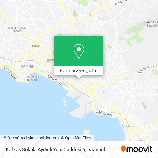 Kafkas Sokak, Aydınlı Yolu Caddesi 5 harita