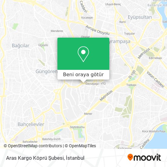 Aras Kargo Köprü Şubesi harita