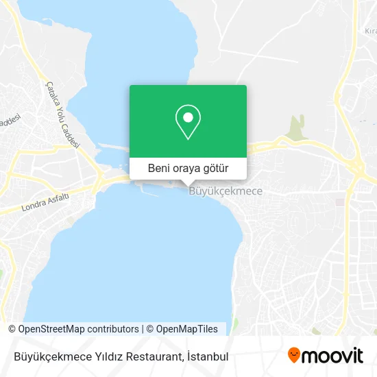 Büyükçekmece Yıldız Restaurant harita