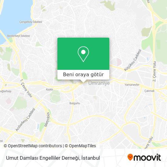 Umut Damlası Engelliler Derneği harita