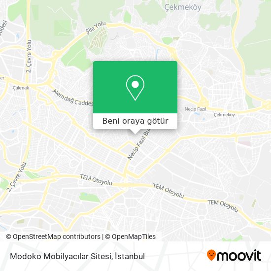 Modoko Mobilyacılar Sitesi harita