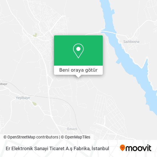 Er Elektronik Sanayi Ticaret A.ş Fabrika harita