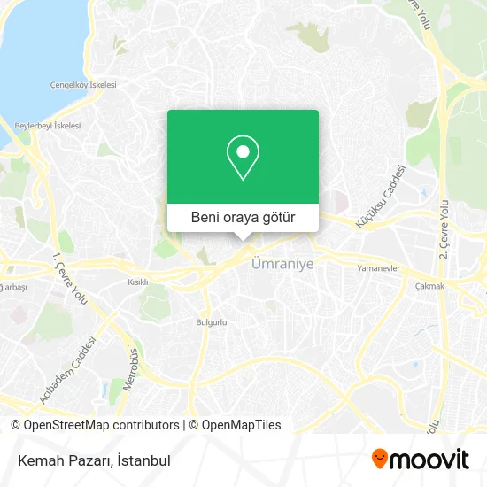 Kemah Pazarı harita