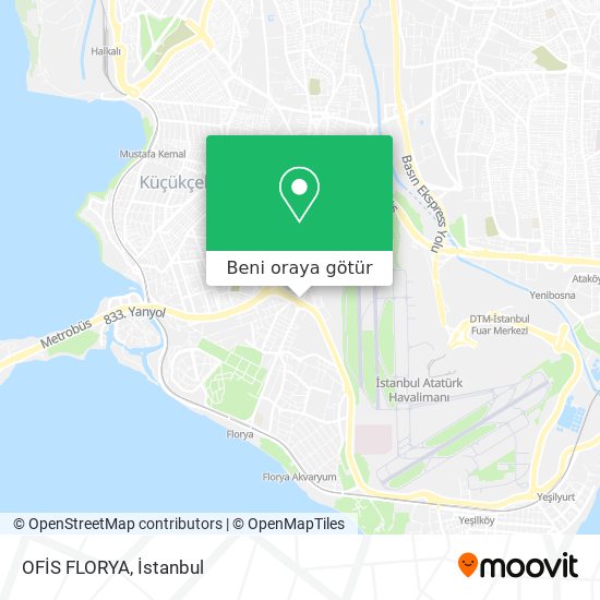 OFİS FLORYA harita