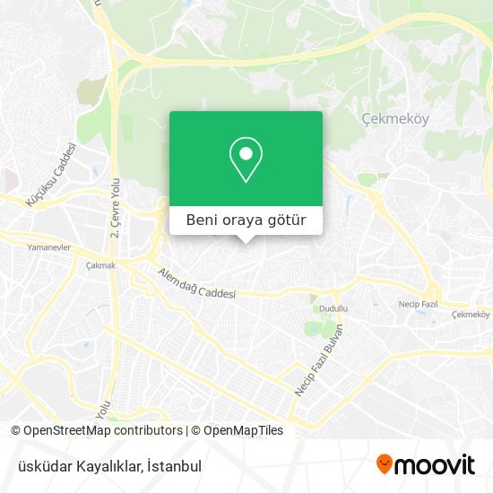 üsküdar Kayalıklar harita