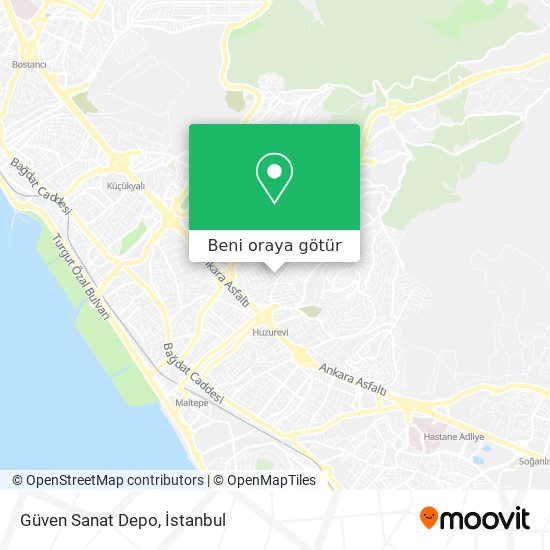 Güven Sanat Depo harita