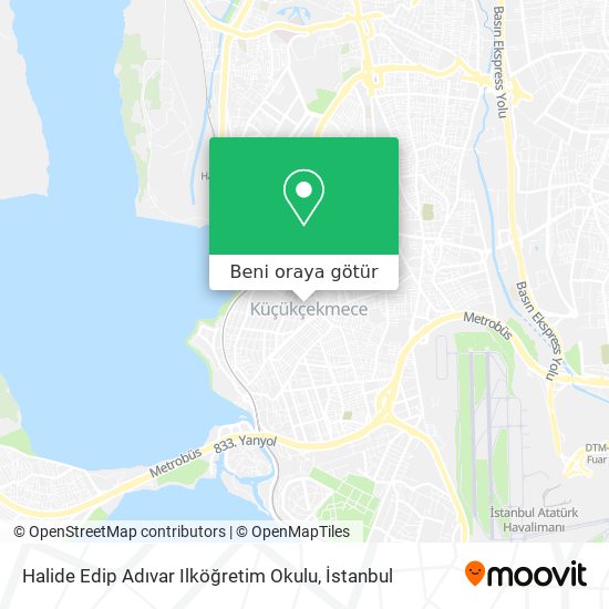 Halide Edip Adıvar Ilköğretim Okulu harita