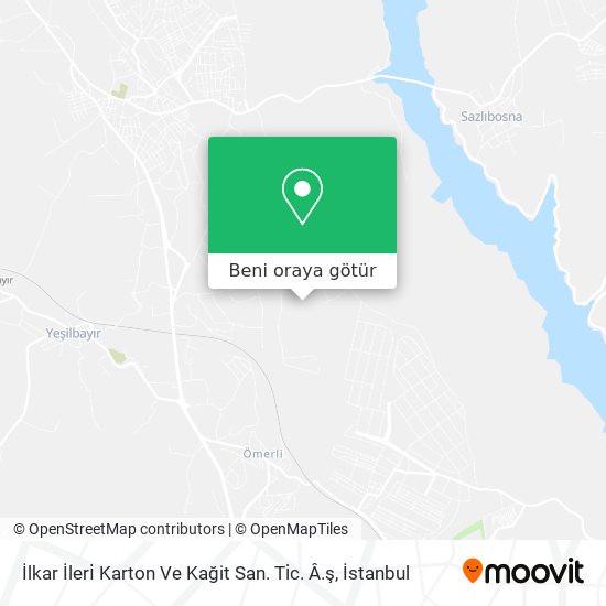 İlkar İleri̇ Karton Ve Kağit San. Ti̇c. Â.ş harita