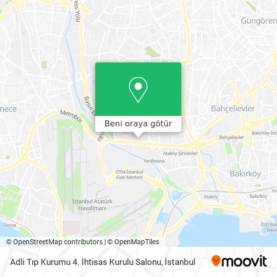 Adli Tıp Kurumu 4. İhtisas Kurulu Salonu harita