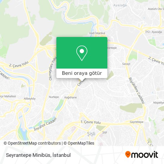 Seyrantepe Minibüs harita