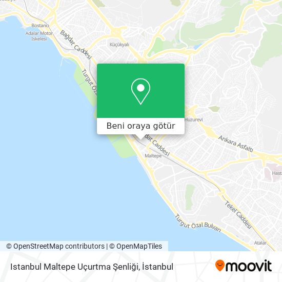 Istanbul Maltepe Uçurtma Şenliği harita