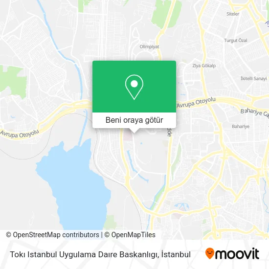 Tokı Istanbul Uygulama Daıre Baskanlıgı harita