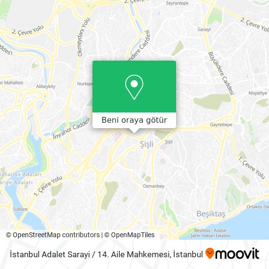 İstanbul Adalet Sarayi / 14. Aile Mahkemesi harita