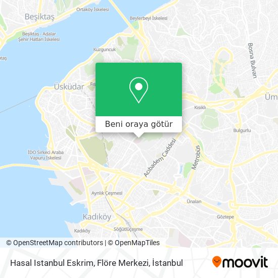 Hasal Istanbul Eskrim, Flöre Merkezi harita