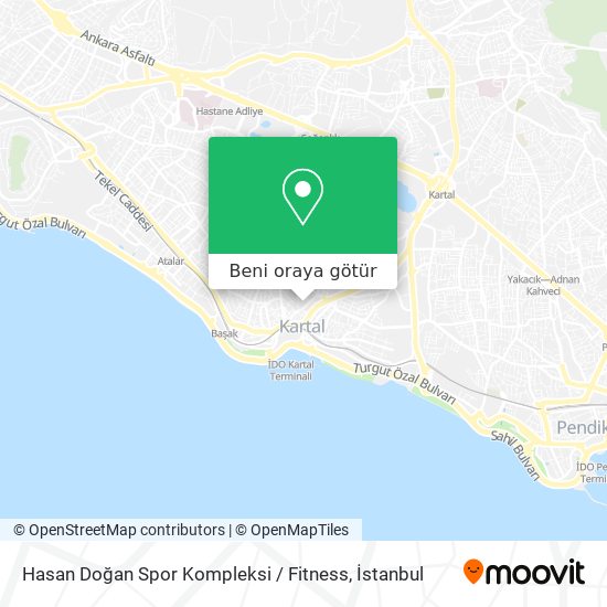 Hasan Doğan Spor Kompleksi / Fitness harita