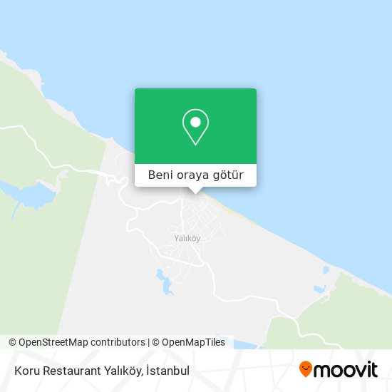Koru Restaurant Yalıköy harita