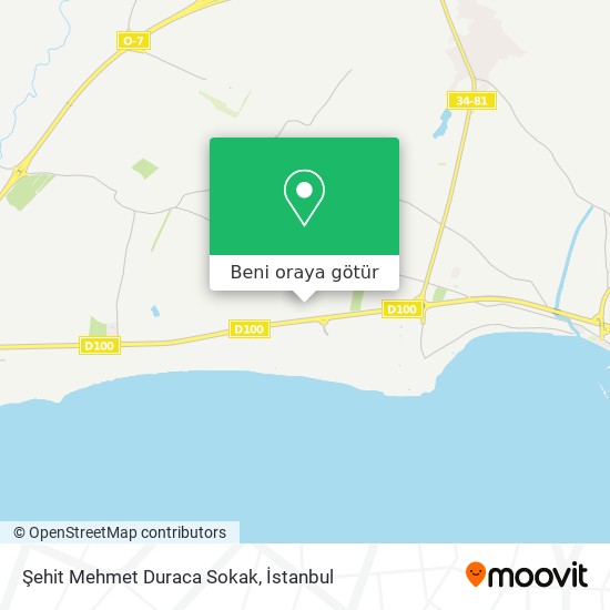 Şehit Mehmet Duraca Sokak harita