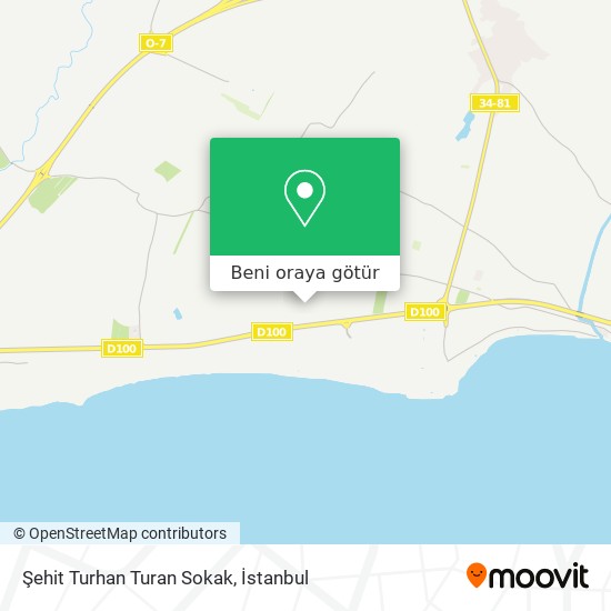 Şehit Turhan Turan Sokak harita