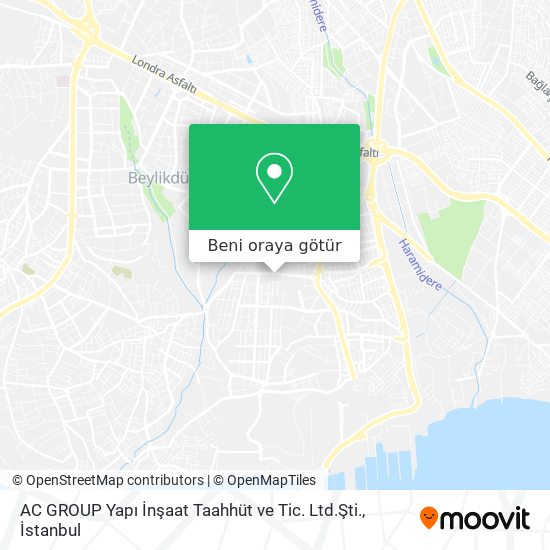 AC GROUP Yapı İnşaat Taahhüt ve Tic. Ltd.Şti. harita
