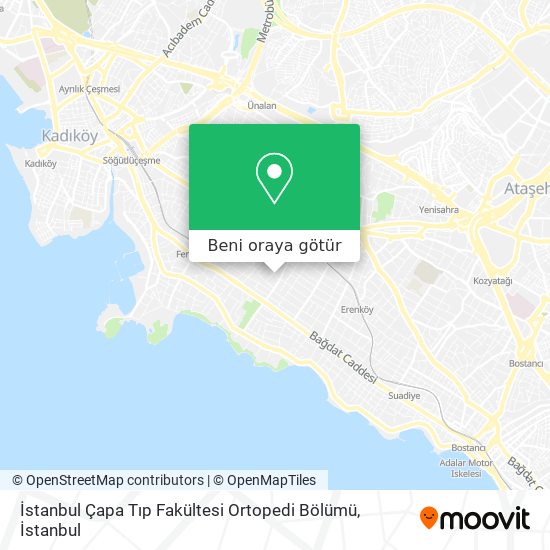 İstanbul Çapa Tıp Fakültesi Ortopedi Bölümü harita