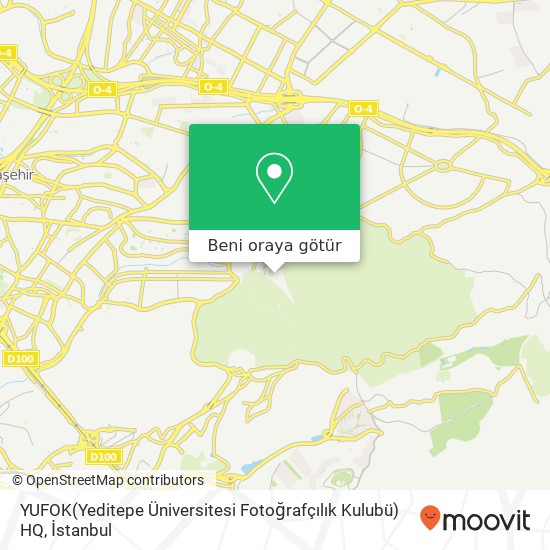 YUFOK(Yeditepe Üniversitesi Fotoğrafçılık Kulubü) HQ harita