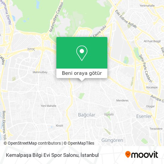 Kemalpaşa Bilgi Evi Spor Salonu harita