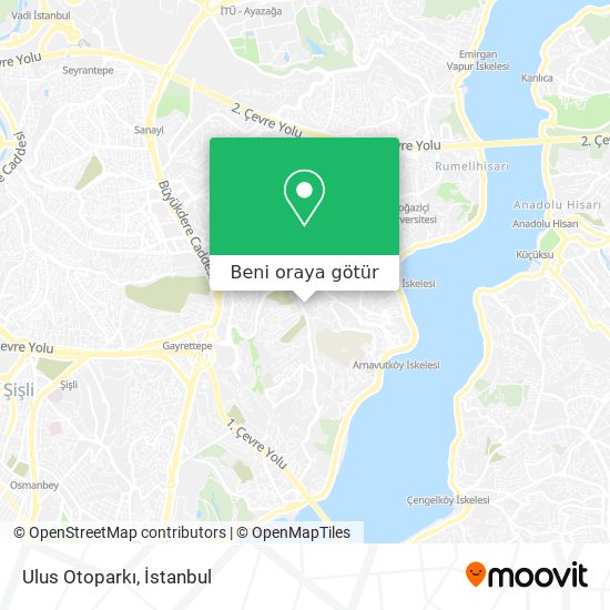 Ulus Otoparkı harita